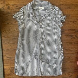 Vineyard Vines Black and White Striped Dress